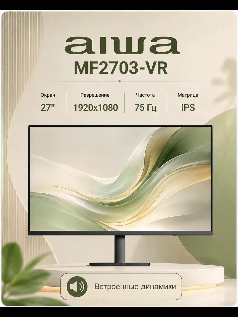 Монитор AIWA MF2703-VR 27\" IPS 1920x1080 75Гц
