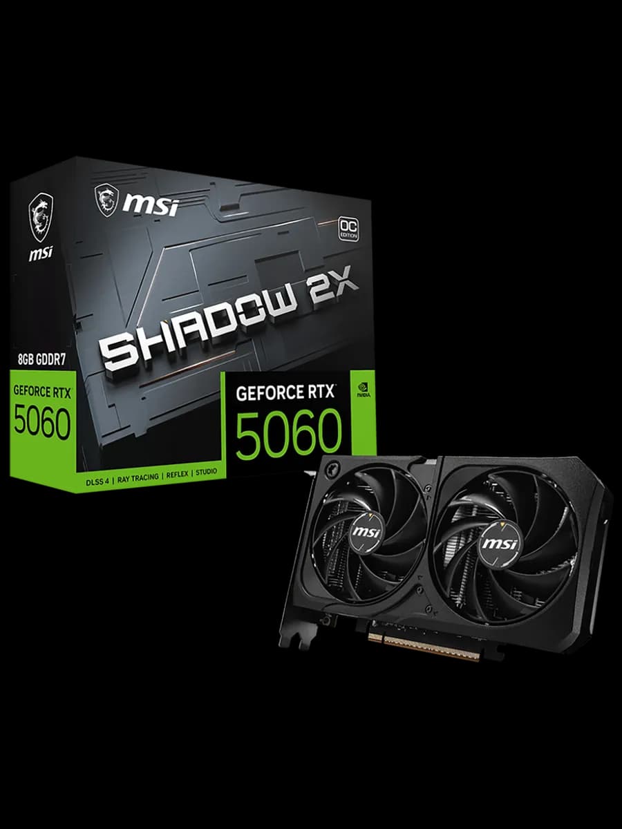 Видеокарта RTX 5060 8 ГБ SHADOW 2X OC MAX
