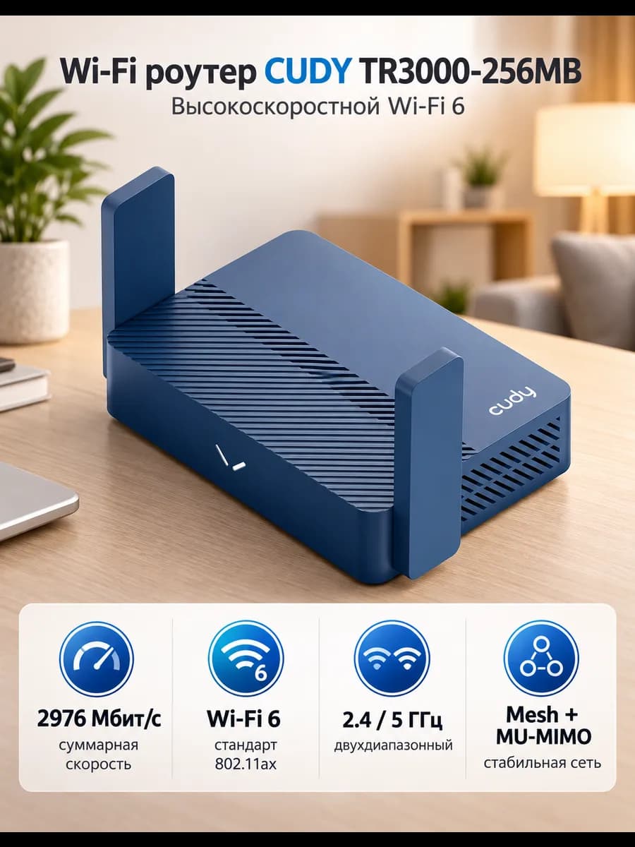 Роутер Cudy TR3000 256MB