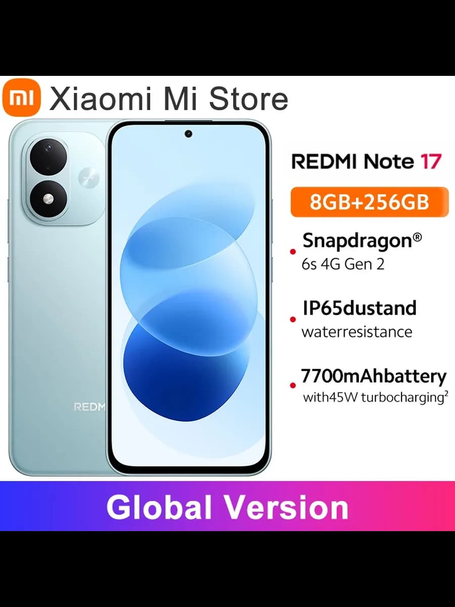 Смартфон Xiaomi Redmi Note 17 4G, 8/256 ГБ