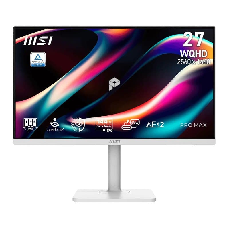 Монитор MSI Pro Max 271QPHW E14, 144 Гц, IPS, 2560×1440