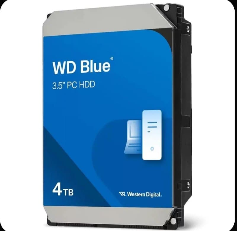 Жёсткий диск Western Digital WD40EZAZ, Blue, 4 ТБ, 3.5", 5400 об/мин, SATA III
