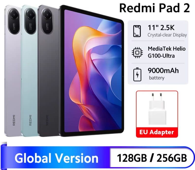 Планшет Redmi Pad 2 Wi-Fi 8/256 ГБ