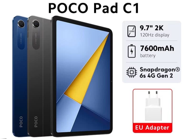 Планшет POCO Pad C1, 6/128 ГБ