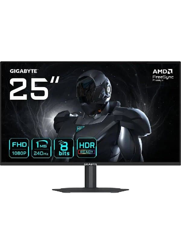 Монитор Gigabyte G25F2A 20VM0 1EKS 1920x1080, 24" IPS 240Гц 2хHDMI 1хDP черный