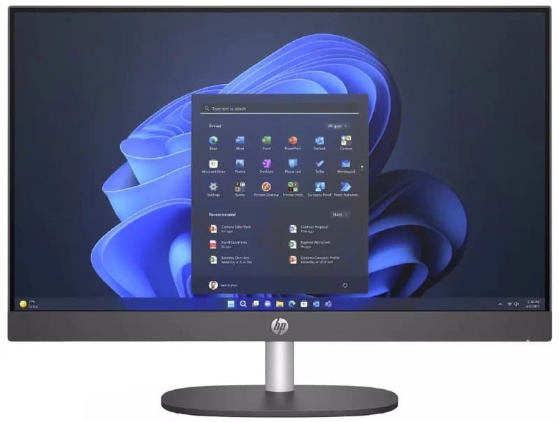 Моноблок HP ProOne 240 G10, 23.8" IPS, Ultra 5 125U, 8/512 ГБ, DOS