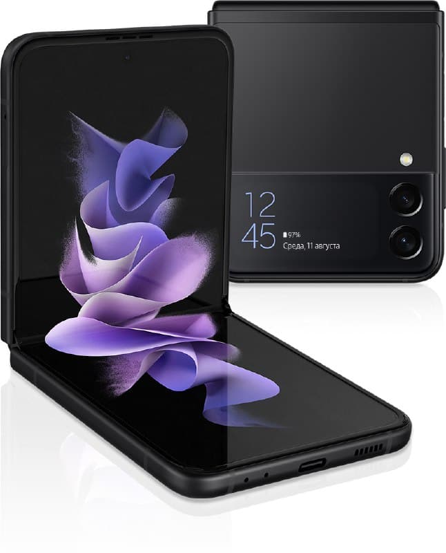 Смартфон Samsung Galaxy Z Flip 3, 8/256 ГБ, черный