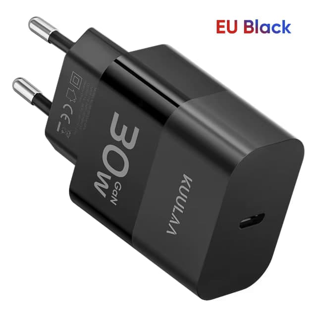 Зарядное устройство KUULAA Mini (30 Вт, Type C, PD, QC3.0)
